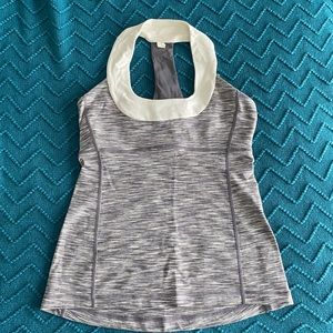 Lululemon scoop neck tank - heathered gray